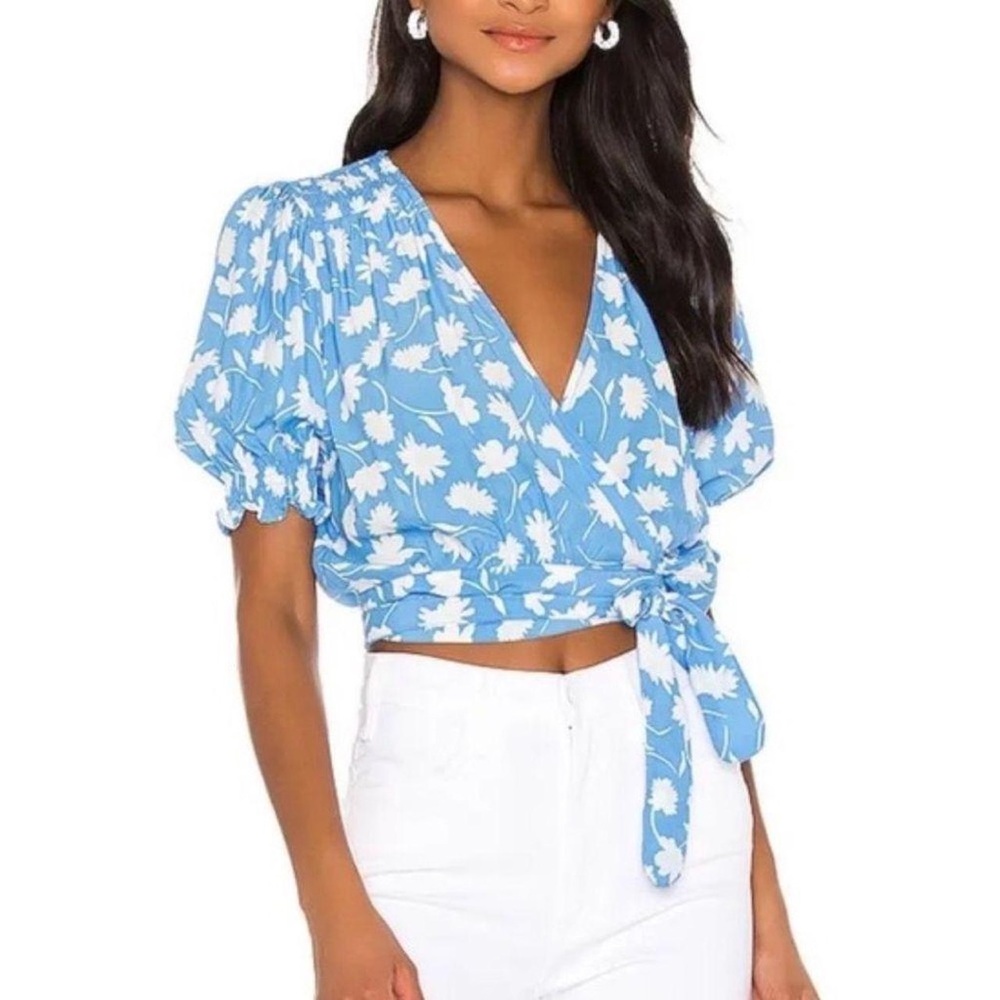 La Cole Wrap Blouse